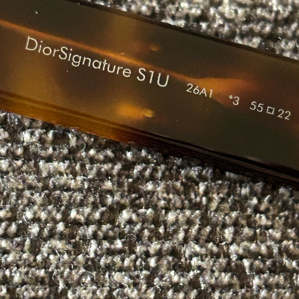 Christian Dior Sunglasses Women's DiorSignature-S1U CD40049U 26A1 Havana/Smoke - Picture 6 of 14